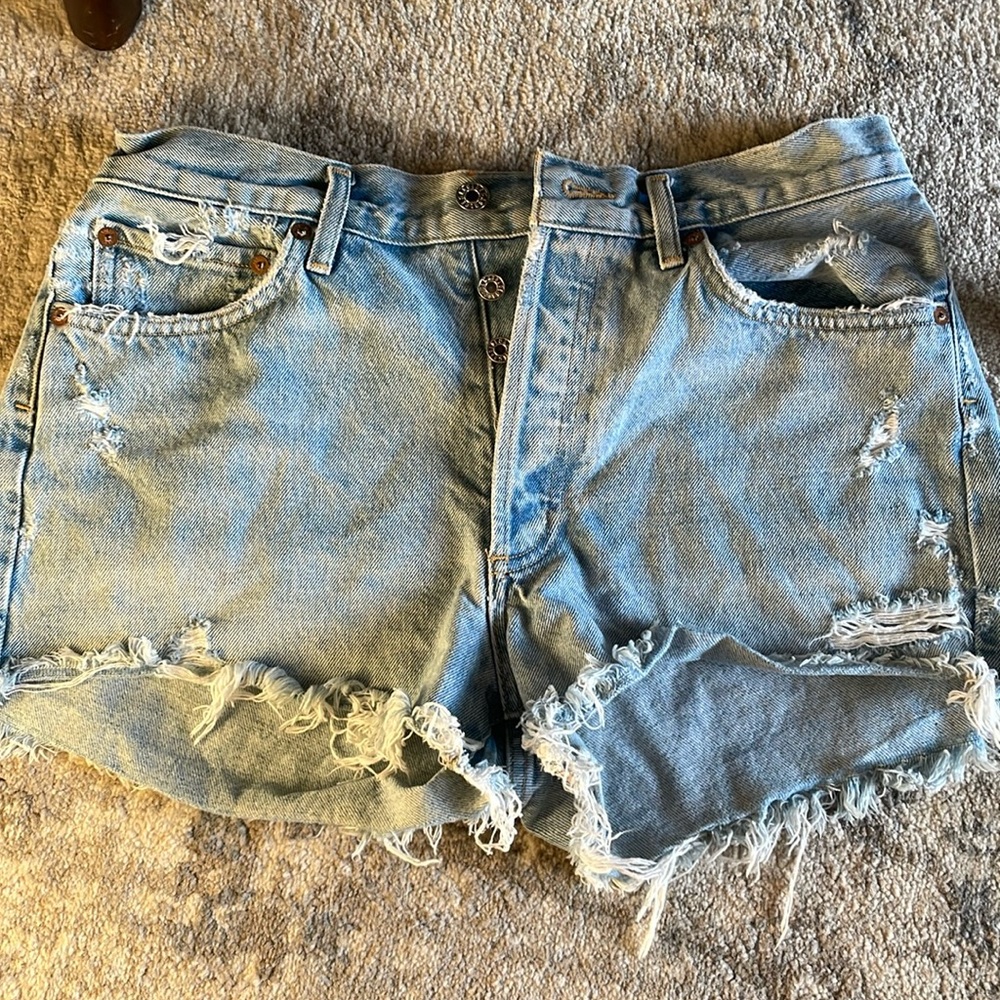 Agolde Light Wash Blue Jeans